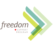 Freedom support program logo.